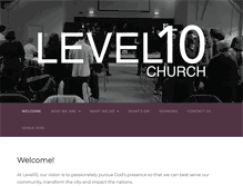 Tablet Screenshot of level10church.org